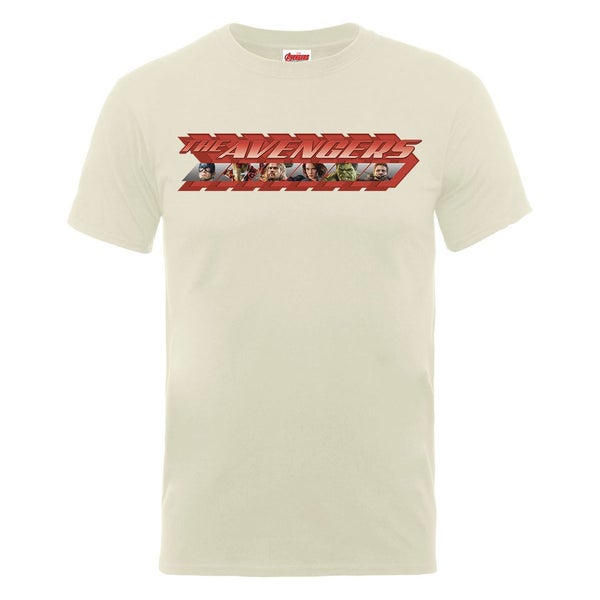 Marvel Avengers Men's Age of Ultron Classic Red Logo T-Shirt - Nude