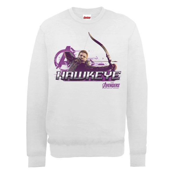 Marvel Avengers Age of Ultron Hawkeye Logo Sweatshirt - Ash Grey
