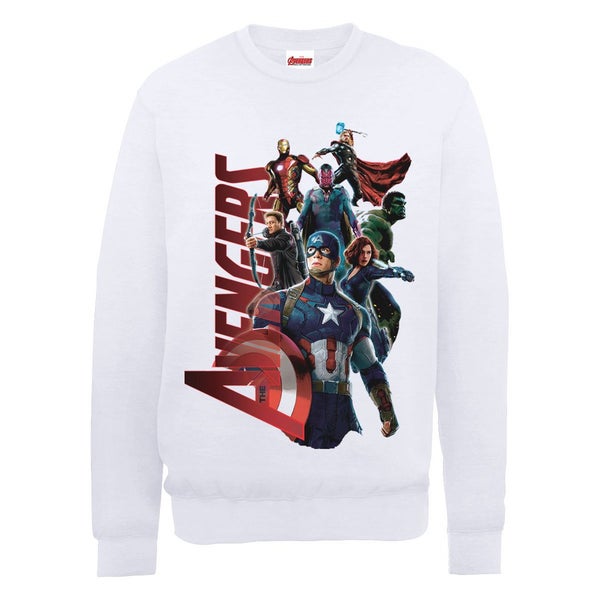 Marvel Avengers Age of Ultron Team Avengers Sweatshirt - White