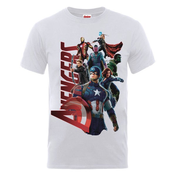 Marvel Avengers Men's Age of Ultron Team Avengers Men's T-Shirt - Ash Grey
