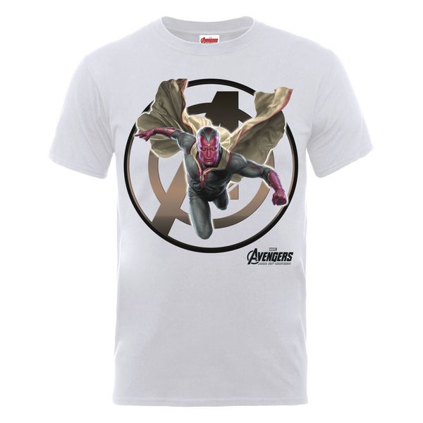 Marvel Avengers Men's Age of Ultron Vision T-Shirt - Ash Grey