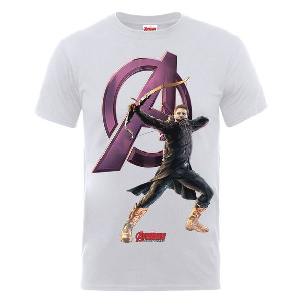 Marvel Avengers Men's Age of Ultron Hawkeye T-Shirt - Ash Grey