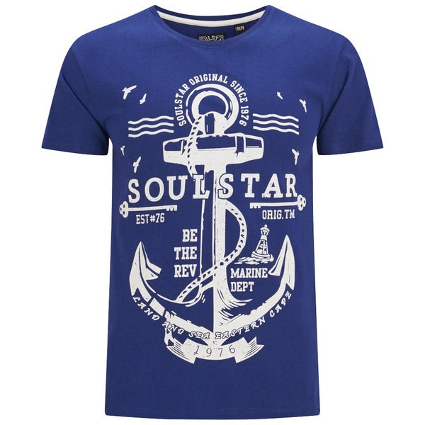 Soul Star Men's Webster T-Shirt - Royal Mel