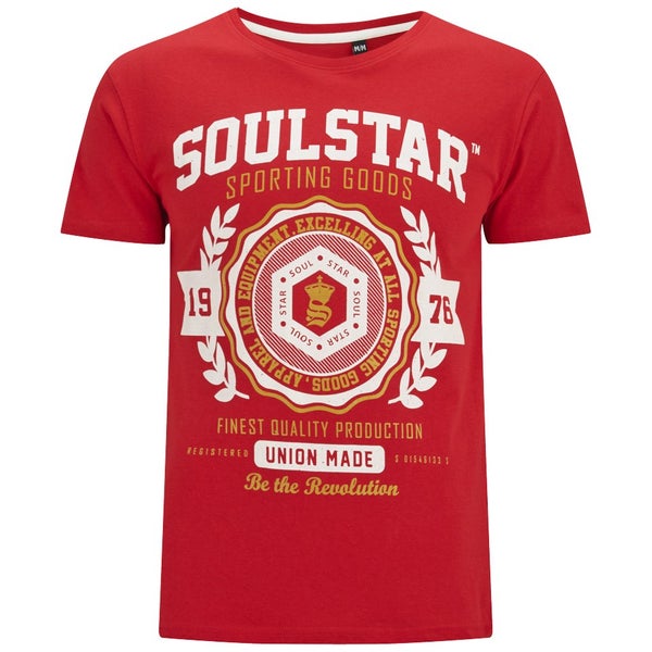 Soul Star Men's Tippolio T-Shirt -  Deep Red