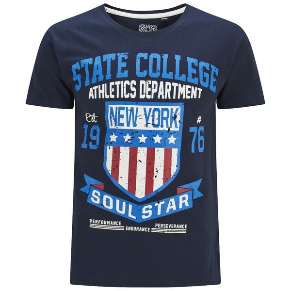 Soul Star Men's Falgone T-Shirt - Navy