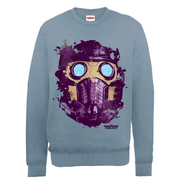 Marvel Guardians of the Star-Lord Mask Sweatshirt - Indigo Blue