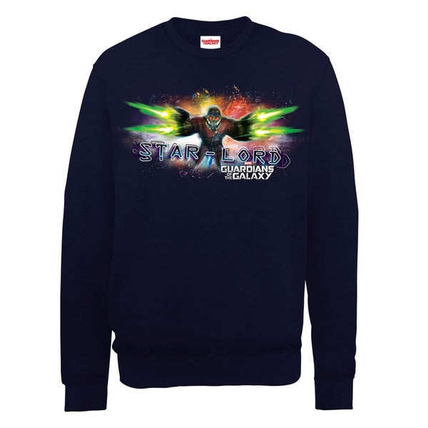 Marvel Guardians of the Galaxy Star-Lord Burst Sweatshirt - Navy