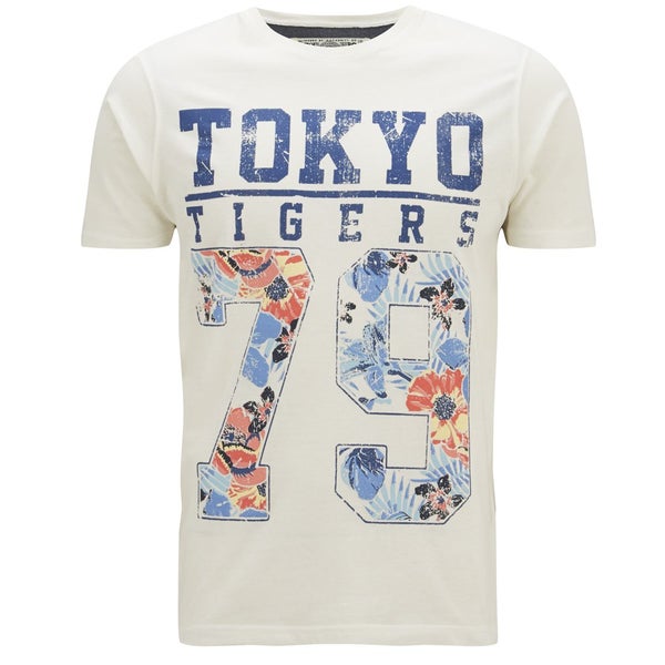 Tokyo Tigers Men's Mauna Printed T-Shirt - Jet Stream