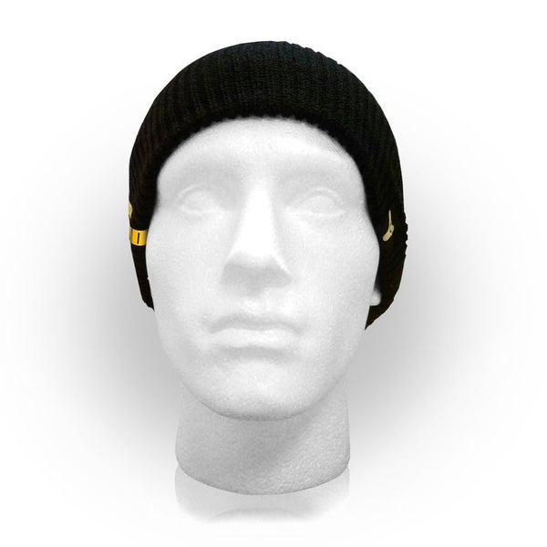 Destiny White Hunter Logo Patch Reversible Beanie Hat