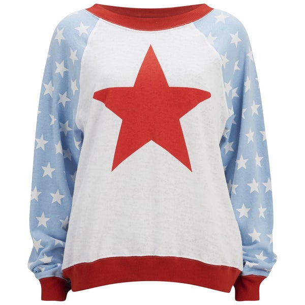 Wildfox Women's 'For President' Star Sweatshirt - Multi