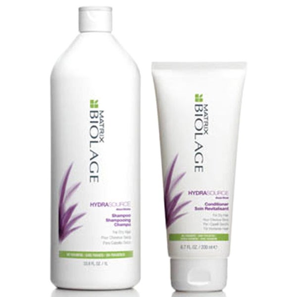 Matrix Biolage HydraSource Shampoo and Conditioner (1000ml and 200ml