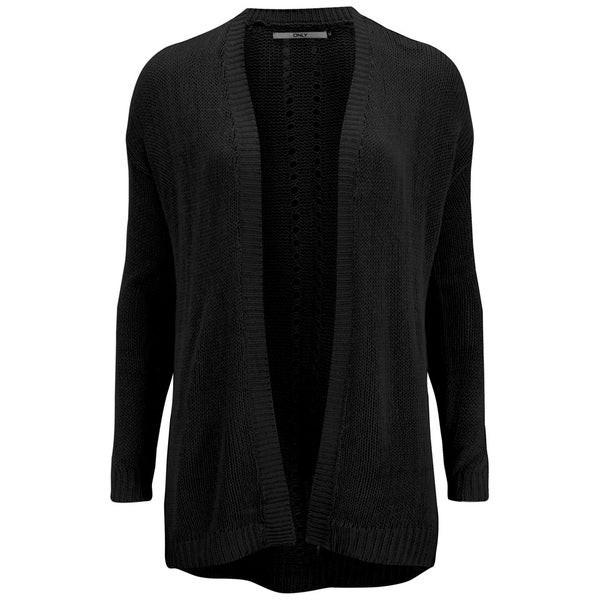 ONLY Women's Assisi Long Sleeve Cardigan - Black