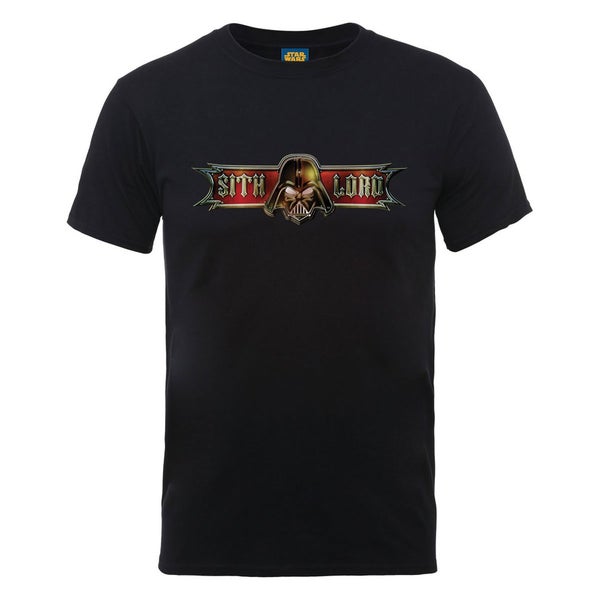 Star Wars Men's Darth Vader Sith Lord Banner T-Shirt - Black