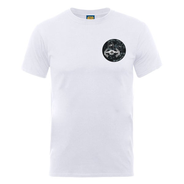 Star Wars Men's Galactic Empire Badge T-Shirt - White