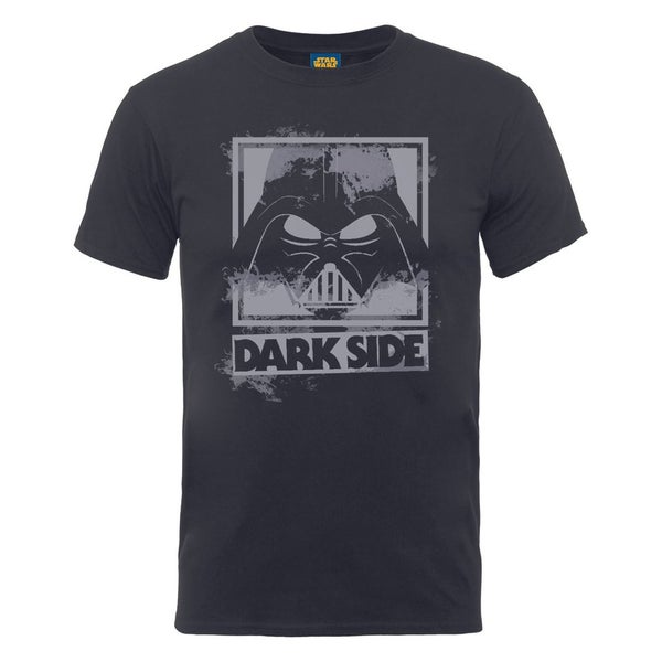 Star Wars Men's Darth Vader Dark Side T-Shirt - Charcoal Merchandise ...