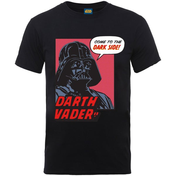 Star Wars Men's Darth Vader Dark Side T-Shirt - Black