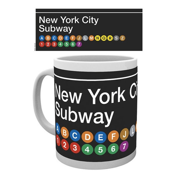 New York Subway Map - Mug