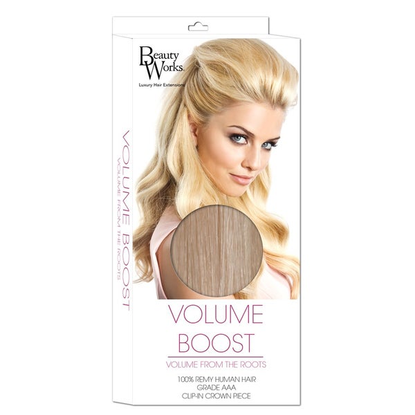 Extensões de Cabelo Volume Boost da Beauty Works - 613/18 Champagne Blonde