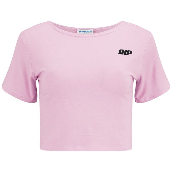 Myprotein Women's Cropped T-Shirt, Pink