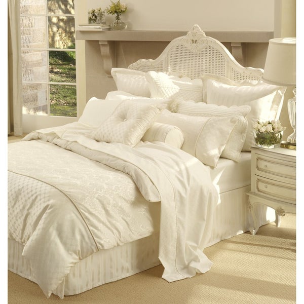 Sheridan Damask Quilt Cover - Yellow