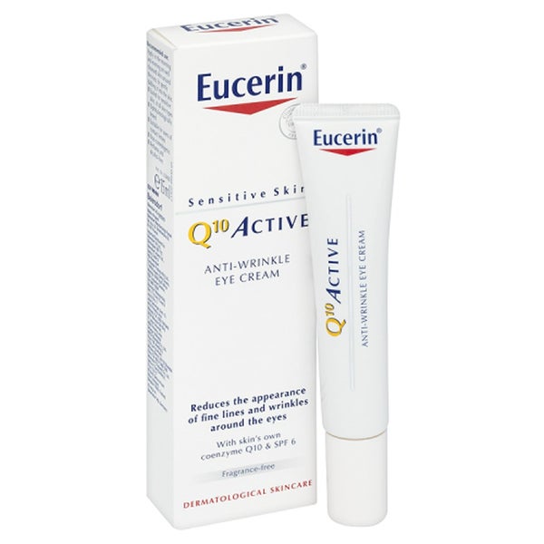 Eucerin® Sensitive Skin Q10 Active Crème yeux anti-rides peaux sensibles (15ml)