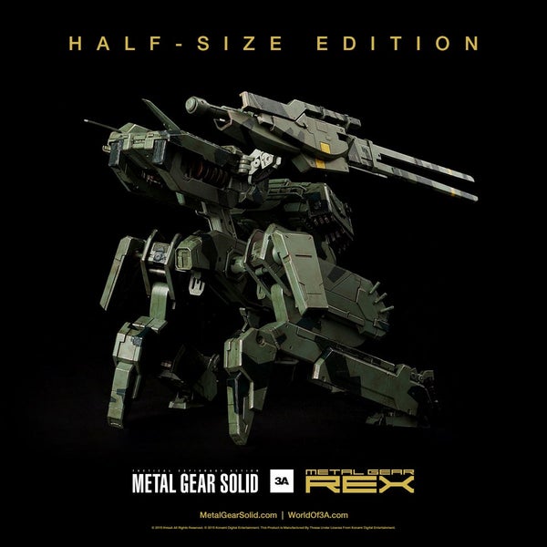 ThreeA Metal Gear Solid Metal Gear Rex 12 Inch Figure