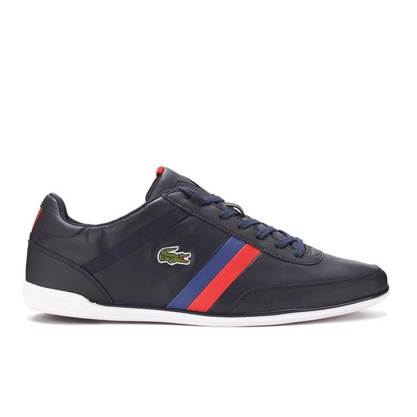 Lacoste Men's Giron TCL Leather Trainers - Dark Blue