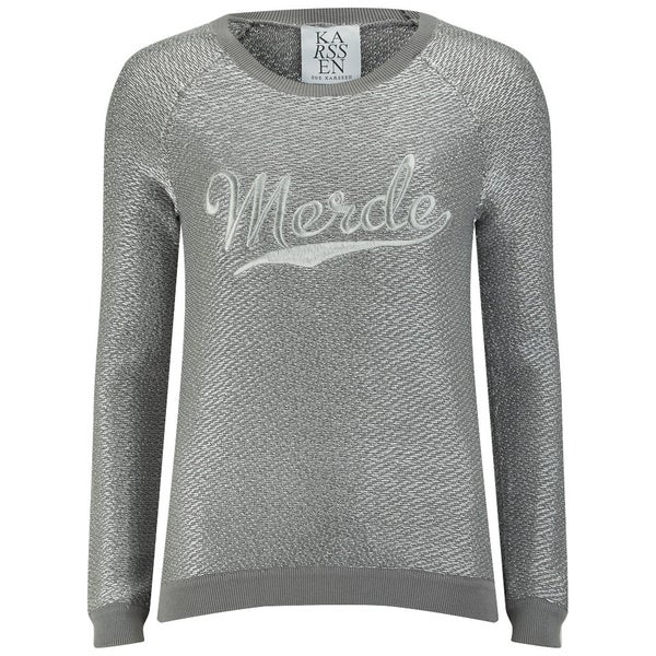 Zoe Karssen Women's Merde Sweatshirt - Grey