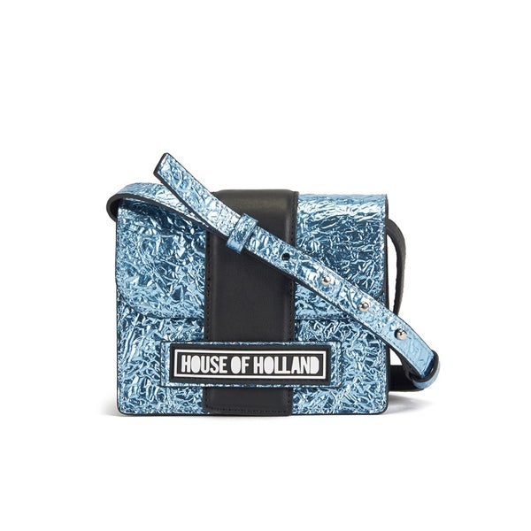 House of Holland Women's Cuki Pack Mini Lady H Bag - Blue