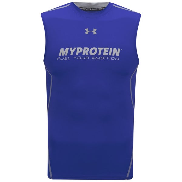 Myprotein Under Armour Men's HeatGear Sleeveless Compression Shirt - Royal