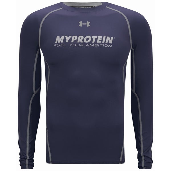 Myprotein Under Armour Men's HeatGear Long Sleeve Compression Shirt - Midnight Navy