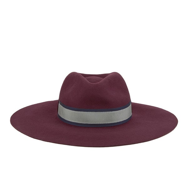 Paul Smith Accessories Women's Wool Felted Fedora Hat - Red