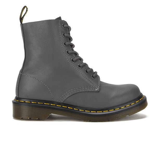Dr. Martens Women's Core Pascal 8-Eye Virginia Leather Boots - Lead