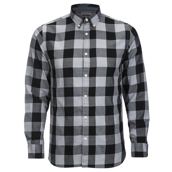 Produkt Men's DEK 83 Long Sleeved Check Shirt - Black