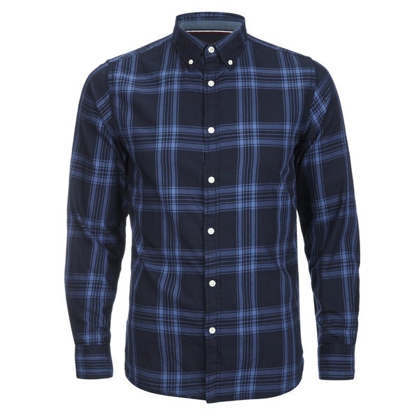 Produkt Men's DEK 83 Long Sleeved Check Shirt - Navy Blazer 2