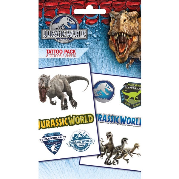 Jurassic World Dinosaurs - Tattoo Pack