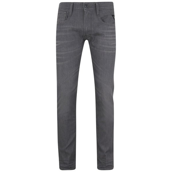 REPLAY Men's Anbass Slim Fit Denim Jeans - Grey