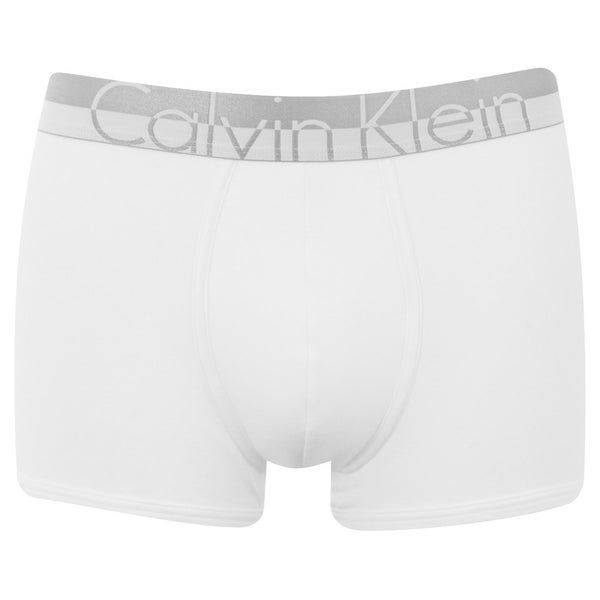 Calvin Klein Men's Magnetic Cotton Trunks - White