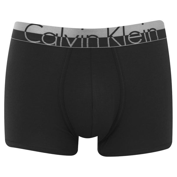 Calvin Klein Men's Magnetic Cotton Trunks - Black