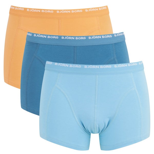 Bjorn Borg Men's 3 Pack Boxer Shorts - Blue Grotto