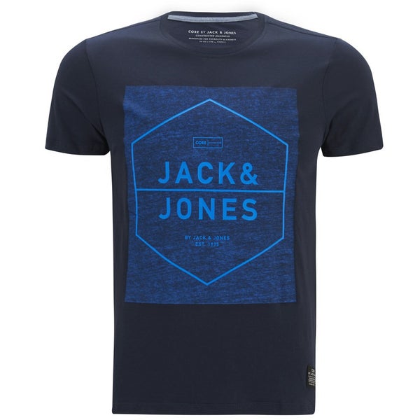 Jack & Jones Men's Core Dry Crew Neck T-Shirt - Navy Blazer