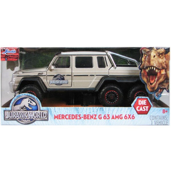 Jurassic World Mercedes G63 AMG 6X6 Diecast 1:24 Scale Vehicle