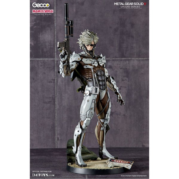 Gecco Metal Gear Solid V Ground Zereos Raiden White Armour Version 1:6 Scale Statue