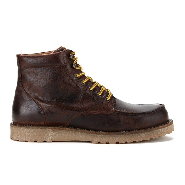 Jack & Jones Men's Genton Leather Boots - Java