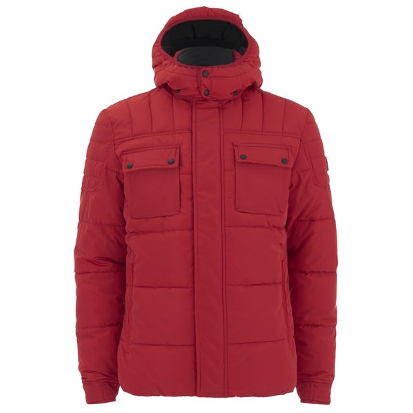 Jack & Jones Men's Core Gary Puffer Jacket - Barbados Cherry
