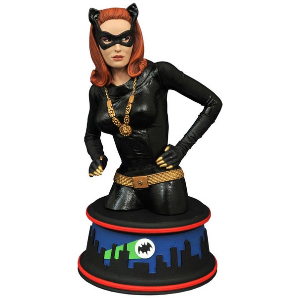 Figurine Diamond Select DC Comics Batman 1966 Figurine de collection Buste de Catwoman