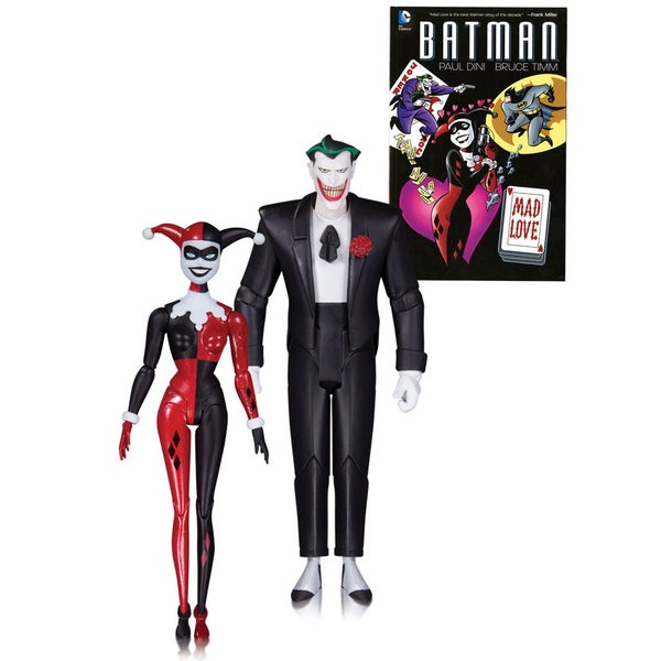 DC Collectibles DC Comics Batman The Animated Series Joker and Harley Quinn Made Love 2-Pack Action Figures