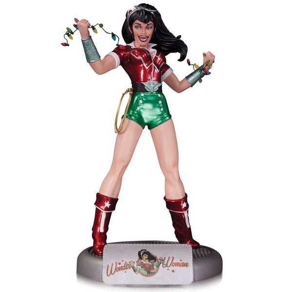 DC Collectibles DC Comics Bombshells Wonder Woman Holiday – 12 cm hohe Statue