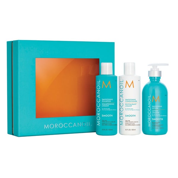 Moroccanoil Smoothing Shampoo, Conditioner and Lotion Trio (Worth £67.95)