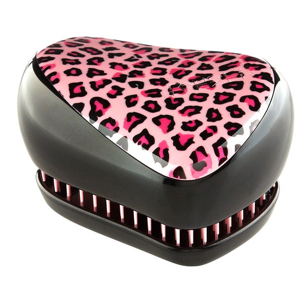 Tangle Teezer Compact Styler brosse à cheveux - imprimé leopard en rose